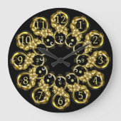 Time Machine Clock ~ Space/Time Continual ~ Große Wanduhr (Vorderseite)