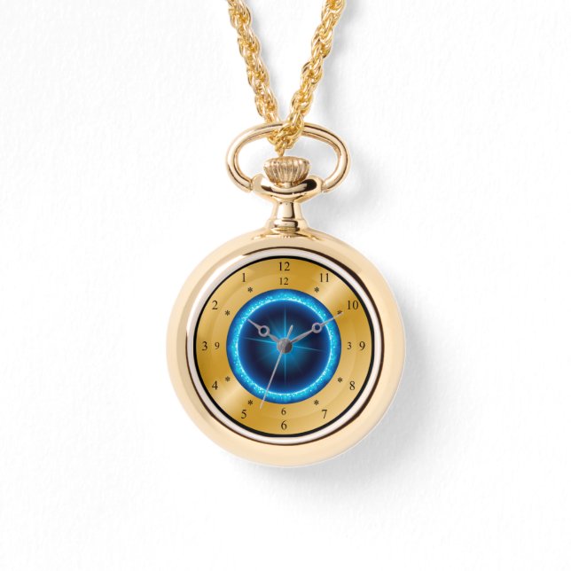 Time Machine Clock ~ Star of India ~ Zeitreise ~ Armbanduhr (Vorderseite)