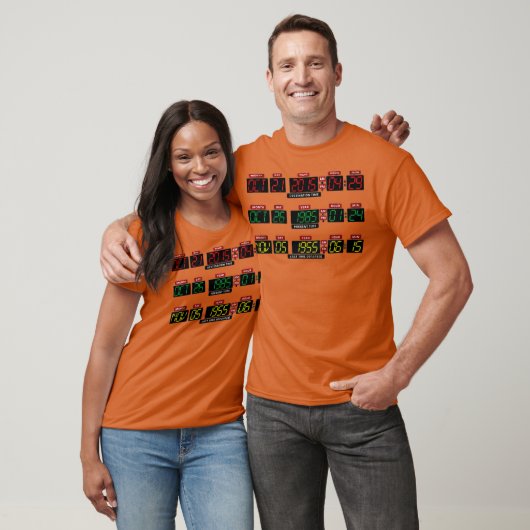 Time Machine Dashboard Funny T-Shirt (Unisex)