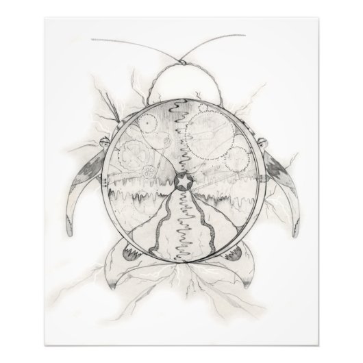 Time Machine Fotodruck (Vorne)