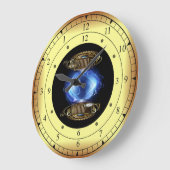Time Machine Portal ~ Time/Space/ Continuum ~ Große Wanduhr (Winkel)