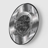 Time Machine Portal ~XZZ 01~Time/Space/Continuum ~ Große Wanduhr (Winkel)