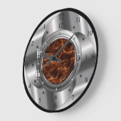 Time Machine Portal ~XZZ 03~Time/Space/Continuum ~ Große Wanduhr (Winkel)