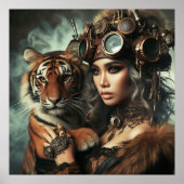 Time Machine Young Girl and Tiger 80-1 Poster (Vorne)