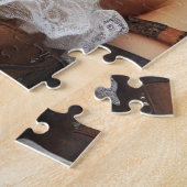 Time Machine Young Girl and Tiger 80-2 Poster Puzzle (Seite)