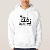 Time Man White Hoodie (Vorderseite)