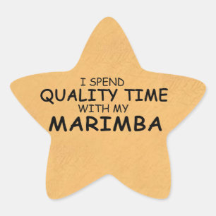 Time Marimba Star Sticker