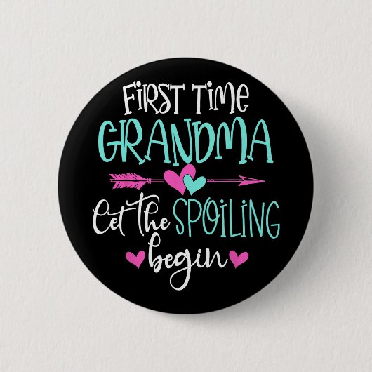 Time Oma Ließ die verärgerten Anfänge neue Mütter Button (Vorderseite)