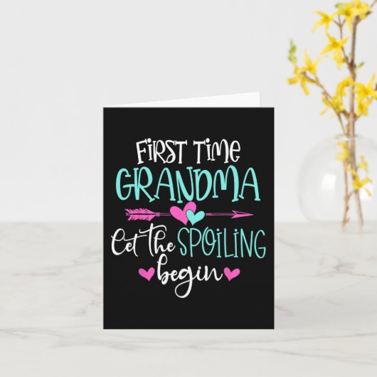 Time Oma Ließ die verärgerten Anfänge neue Mütter Karte (Gelbe Blume)