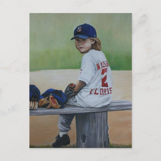 "Time on the Bench" Vervielfältigung Kunst, Dichtu Postkarte (Vorderseite)