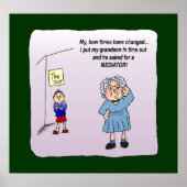 Time Out Funny Masters Poster Print (Vorne)