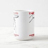 Time Out Funny Mug Kaffeetasse (Mittel)