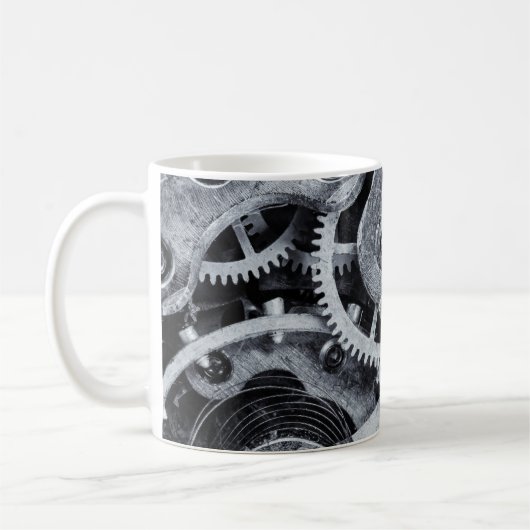 Time Piece Mechanics Kaffeemaschine Tasse (Links)