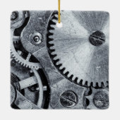 Time Piece Mechanik Keramikornament (Rückseite)