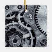 Time Piece Mechanik Keramikornament (Vorderseite)