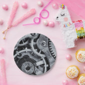 Time Piece Mechanik Pappteller (Party)