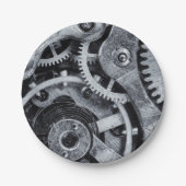 Time Piece Mechanik Pappteller (Vorderseite)