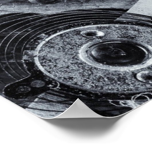 Time Piece Mechanik Poster (Ecke)