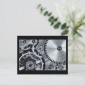 Time Piece Mechanik Postkarte (Stehend Vorderseite)