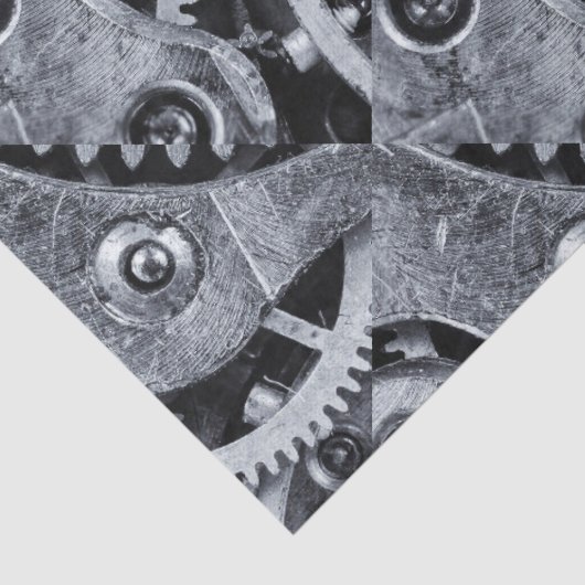 Time Piece Mechanik Seidenpapier (Detail)