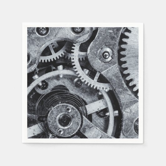 Time Piece Mechanik Serviette (Vorderseite)