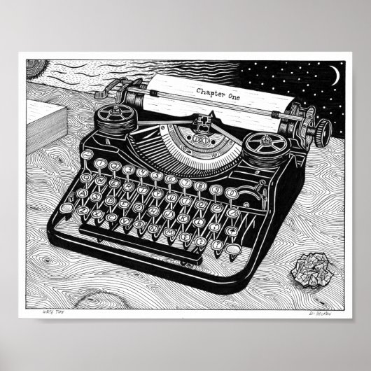 Time Poster schreiben (Vorne)