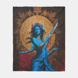 Time’s Gentle Mother Kali Fleecedecke