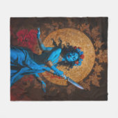 Time’s Gentle Mother Kali Fleecedecke (Vorderseite (Horizontal))
