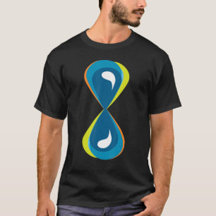 Time Sand Hourglass Stunden Glas Wasser T-Shirt