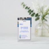 Time Share Business Card Visitenkarte (Stehend Vorderseite)