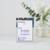 Time Share Business Card Visitenkarte (Stehend Vorderseite)