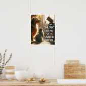 Time Spent Reading with Friends Poster (Küche)