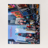 Time Square New York.Weihnachts-Grüße Puzzle (Vertikal)