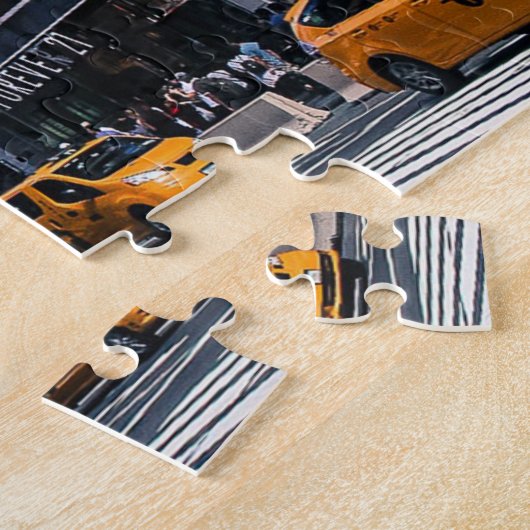 Time Square New York.Weihnachts-Grüße Puzzle (Seite)
