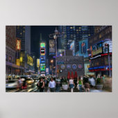 Time Square Night Poster (Vorne)