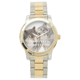 TIME TELLS IT ALL ARMBANDUHR