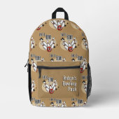 Time to Bowl Personalized Bedruckter Rucksack (Vorderseite)