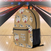 Time to Bowl Personalized Bedruckter Rucksack