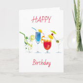 **TIME TO CELEBRATE YOUR BIRTHDAY** KARTE (Vorderseite)