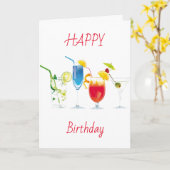 **TIME TO CELEBRATE YOUR BIRTHDAY** KARTE (Gelbe Blume)