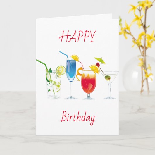 **TIME TO CELEBRATE YOUR BIRTHDAY** KARTE (Gelbe Blume)