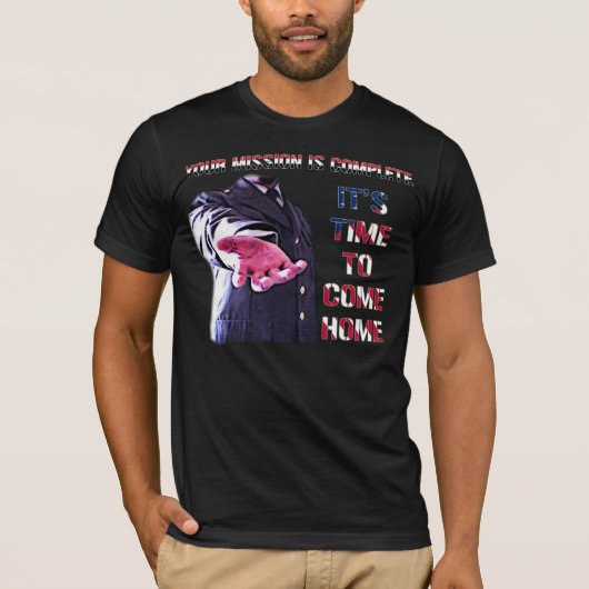 "Time to come Zuhause" T-Shirt (Vorderseite)