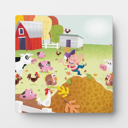 Time to Count - Farmyard Fotoplatte (Vorderseite)