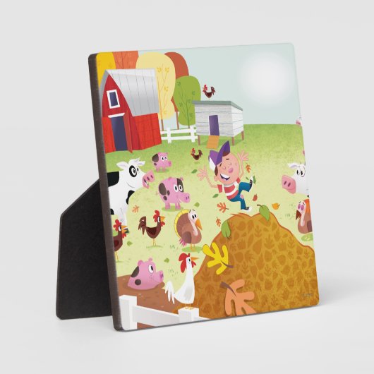 Time to Count - Farmyard Fotoplatte (Vorderseite)