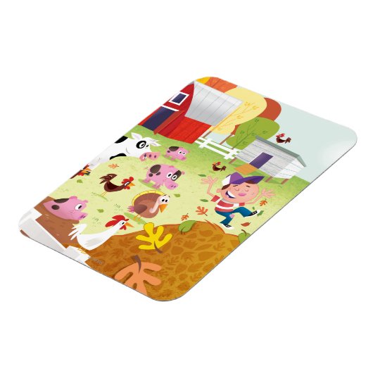 Time to Count - Farmyard Magnet (Linke Seite)