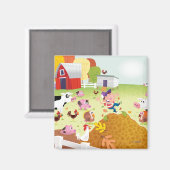 Time to Count - Farmyard Magnet (Vorderseite/Rückseite)