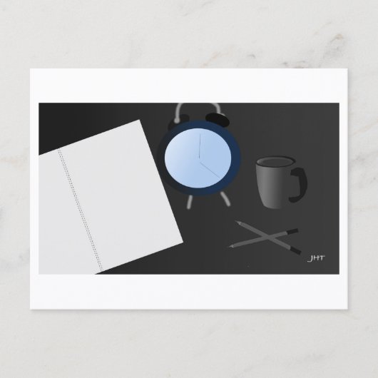 Time to Draw : Postcard Print by J.H. Thornton Postkarte (Vorderseite)