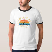 Time to Explore Mountain Shirt – Retro Hiking Tee  (Vorderseite)