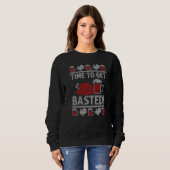 Time to Get Basted  Beer Sweatshirt (Vorne ganz)