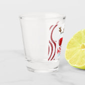 “Time to Get Blitzened” Shot Glass Schnapsglas (Links)